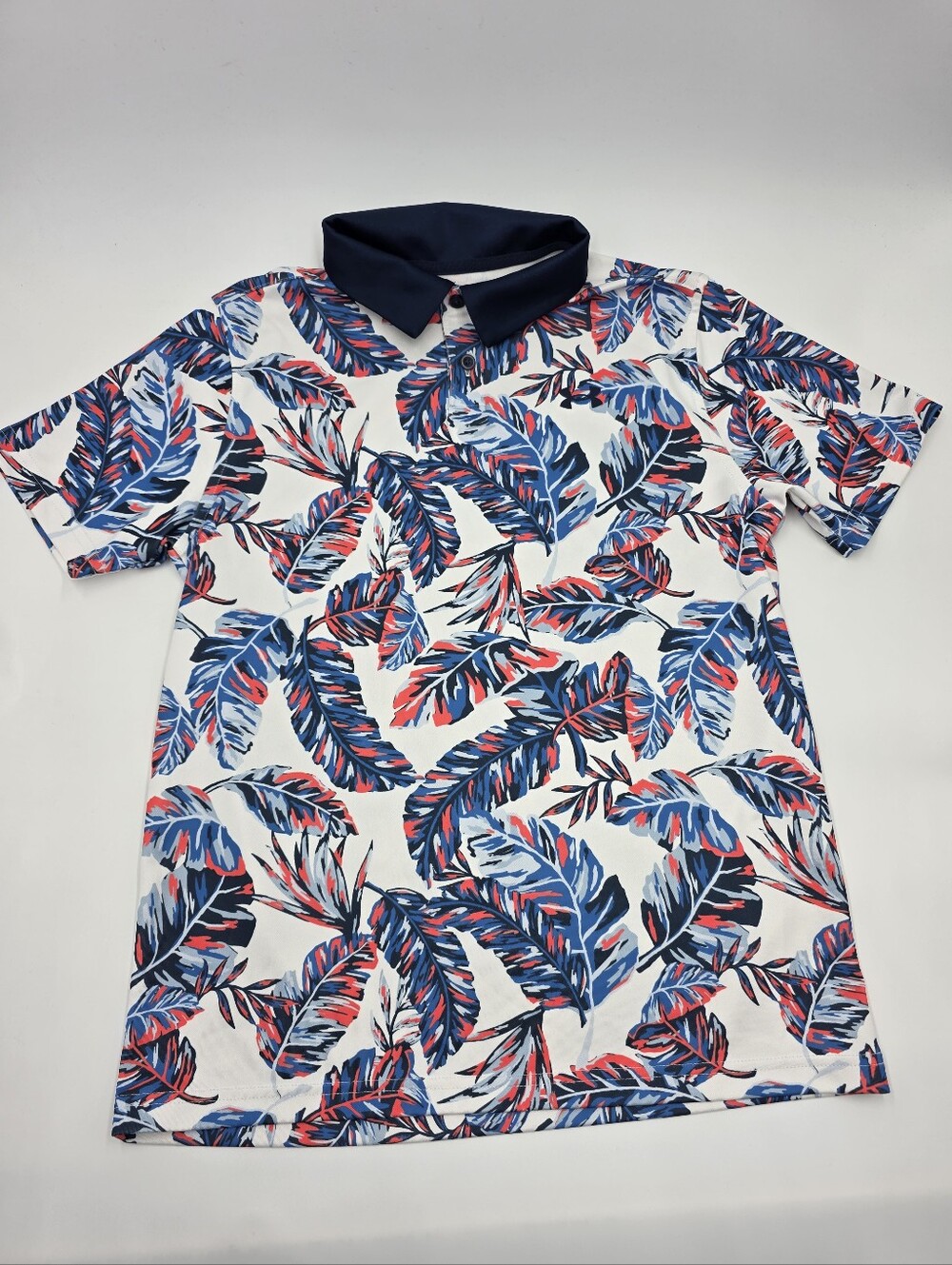 Under Armour boys' print performance polo size L